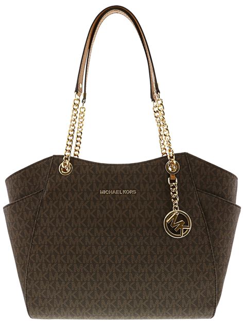 michael kors jet set chain strap large shoulder tote|Michael Kors jet set duffle.